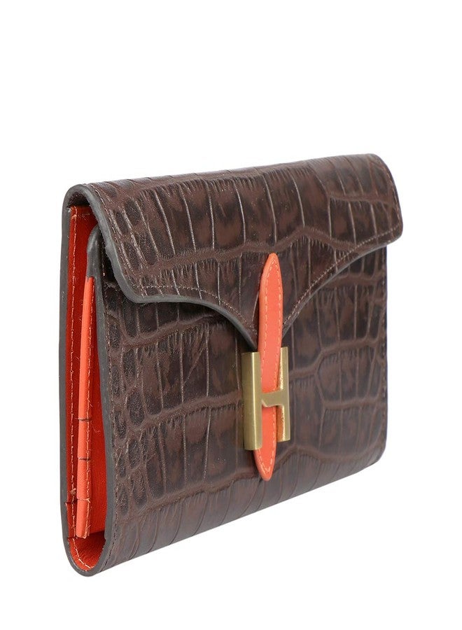 هاي ديزاين حقيبة نسائية من هايدساين، طراز EE HARPER WI RF، لون بني متوسط، ثلاثية الطي - Image 2